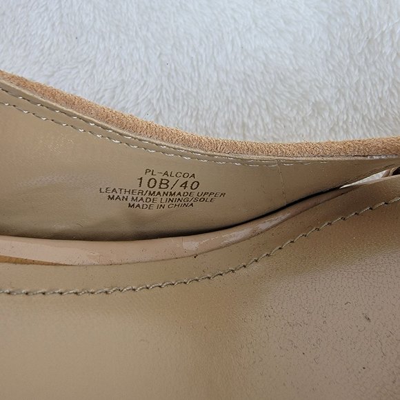 BCBGeneration Tan Slingback Heels with Peep-Toe Design - Picture 8 of 8